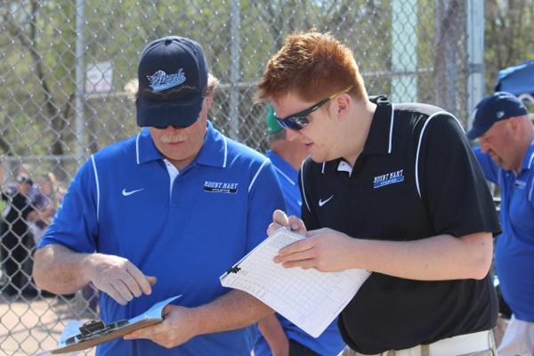 Tim Edwards (left), an assistant last season, will take over the MMU softball program in 2014.
