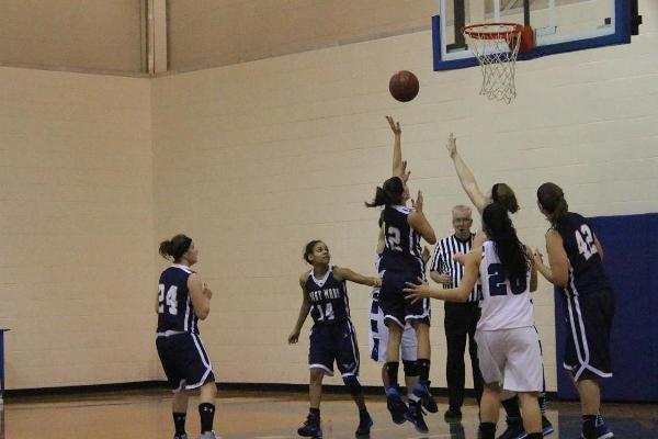 Barker (12) scores two of her team-high 13 Monday night to go with five steals.