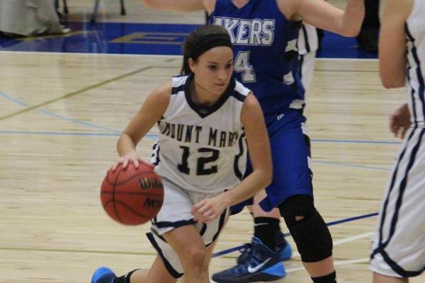 Barker tallied 18 points, nine rebounds and four steals Monday night in her final game in a Mount Mary uniform.