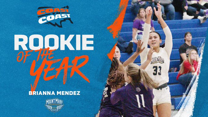 Brianna Mendez named Coast to Coast Conference Rookie of the Year